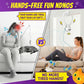 Interactive Cat Toys for Indoor Cats: Automatic Flying Bird Feather Wand Chase Exercise Enrichment Stimulation, USB Rechargeable Durable Safe Hanging Toy for Bored Kittens Adult Multi Cat Households