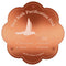 1P 4inches Bird Bath Purification Disk, 99.99% Pure Copper Bird Bath Disc Safe Birdbath Cleaner Disks for Outdoor All-Season Use 0.6mm Birdbaths Copper Disk with 3 Point Support