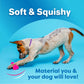 Hartz DuraPlay Bone Squeaky Latex Dog Toy for Medium Breeds, 3 Pack