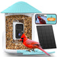 NETVUE by Birdfy Smart Bird Feeder with 2K HD AI Camera Solar Powered, Wireless Wildbird Watching, Live Stream&Color Night Vision, Auto-Capture & Notify, Free Cloud Storage(AI by Subscription)