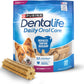 DentaLife Daily Oral Care Dog Treats for Small and Medium Dogs, Chewy Dental Treat to Freshen Breath and Fight Tartar, Chicken Flavor - 40 ct. Pouch
