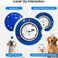 Interactive Dog Toys Dog Ball, Durable E-TPU Material,3 Play Modes with Colorful Lights, Automatic Moving, Bouncing and Rotating for Medium and Large Dogs Indoor & Outdoor (Blue)
