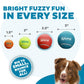 Outward Hound Squeaker Ballz – Squeaky Tennis Balls for Dogs Under 50 lbs, Interactive Dog Toy for Fetch & Training, Medium (2.5"), 4‑Pack