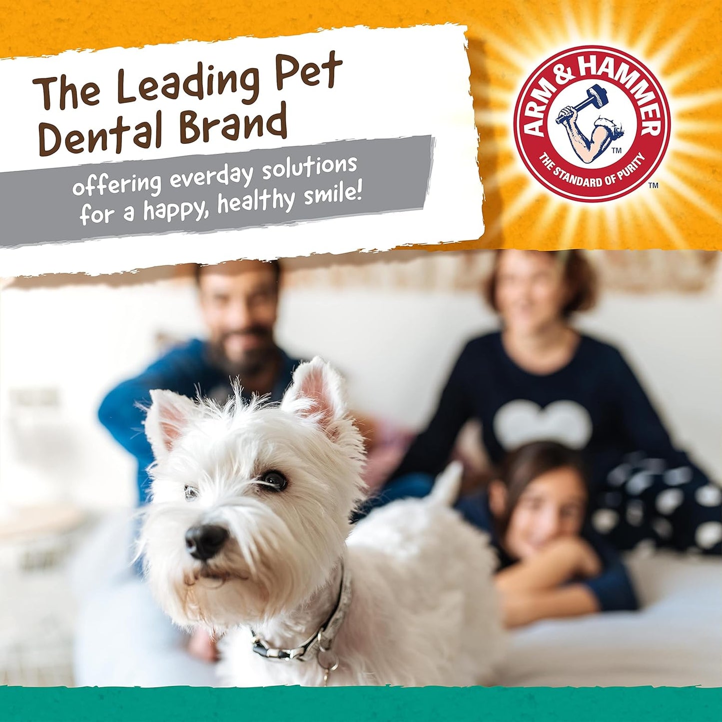 Arm & Hammer Nubbies T-Bone Dental Dog Chew Toys, Peanut Butter Flavor - Durable Nylon Chewing Toys for Dogs, Done Bone Toy, Teeth Cleaning Bones for Chewers Help Remove Plaque and Tartar