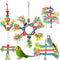 LifeIdeas 5PCS Bird Toys - Foraging, Shredding & Hanging Toys for Small to Medium Parrots, Conures, Cockatiels, Budgies, Lovebirds & Parrotlets - Bird Cage Accessories