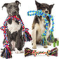 Forfon Tough & Strong Dog Toy for Aggressive Chewers – Tough Chew Toys for Large Dogs, Ideal for Tug-of-War & Teeth Cleaning, with 3 Rope Toys & 2 Dog Bags