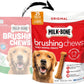 Milk-Bone Brushing Chews Daily Dental Dog Treats, Chicken Flavor, Large, 25 Count
