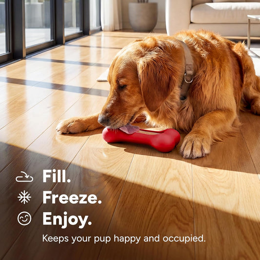 GoSports Pets PupsCream Freezable Dog Treat Station - Helps Keep Dogs Busy - Small or Large