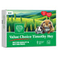 Small Pet Select Value Choice Timothy Hay for Rabbit, Guinea Pig, Bunny, Chinchilla and Other Small Animals, Premium Natural Hay Grown in The US, Pet Food, 8lb
