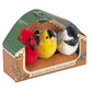 Wild Republic Audubon Birds Collection with Authentic Bird Sounds, Northern Cardinal, American Goldfinch, Chickadee, Bird Toys for Kids and Birders 3 Count (Pack of 1)