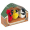 Wild Republic Audubon Birds Collection with Authentic Bird Sounds, Northern Cardinal, American Goldfinch, Chickadee, Bird Toys for Kids and Birders 3 Count (Pack of 1)