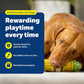 PetSafe Busy Buddy Natural Rawhide Rings - Long-Lasting Chew Refills - Quality Ingredients - Peanut Butter & Original Rawhide Flavored Treat Rings - Size C - 24-Pack