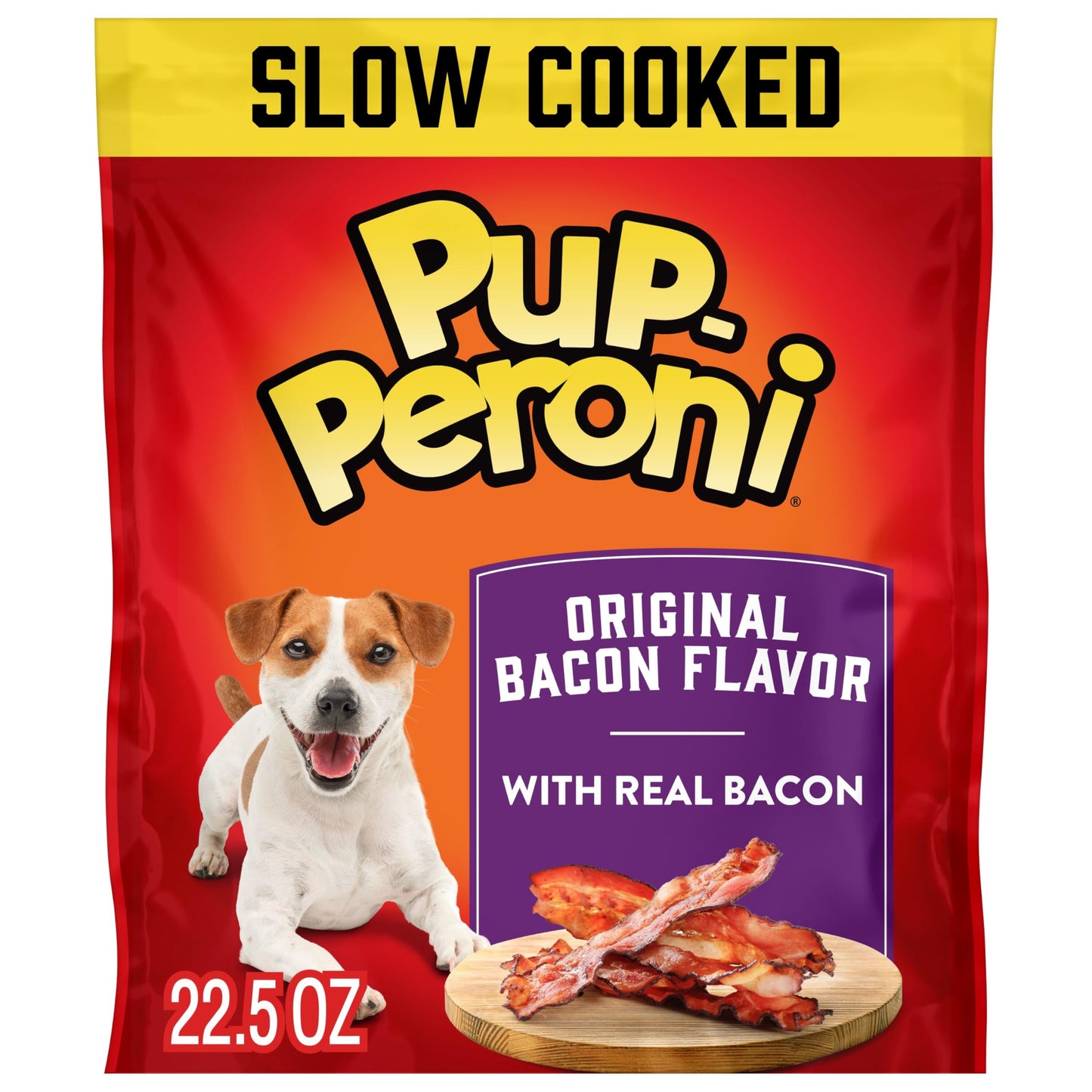 Pup-Peroni Dog Treats, Original Bacon Flavor, 22.5 Ounce, Made with Real Bacon