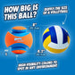 Chuckit! Kick Fetch Ball Dog Toy - Floats in Water - Perfect for Interactive Play - Made with Durable Rubber and Foam - For Large Dogs - Size Large - 8-inch Diameter - Pack of 1