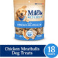 Milo's Kitchen Chicken Meatballs Dog Treats, 18-Ounce