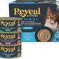 Reveal Entrées Natural Wet Cat Food Paté, Grain-Free with Added Vitamins & Minerals, Carrageenan-Free and High Protein, Fish Variety Selection Paté (12 x 2.47 oz Cans)