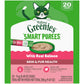 Greenies Feline Smart Purees Skin & Fur Health Lickable Cat Treats with Real Salmon, 0.49 oz. Tubes, 20 Count