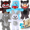 5 Pack Squeaky Dog Toys.Tough Plush Chew Toys for Dogs.Interactive Dog Toys to Keep Small Medium Large Breed Dogs Busy .Durable Anti-Boredom Dog Toy for Teething & Playtime.