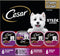 Cesar Wet Dog Food Steak Lovers Variety Pack, Adult, Wet Food for Dogs with Real Meat, 3.5 oz Easy Peel Trays, 24 Count