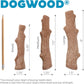 Pupstages by Petstages Dogwood Calming Dog Chew Toy – Real-Wood Blend, Moderate Chewers, Medium, 7.5", 2-Pack (Natural & Hemp Flavors)
