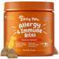 Zesty Paws Allergy Immune Bites - Dog Allergy Chews, Dog Probiotics for Itchy Skin and Ears, Peanut Butter, 90ct