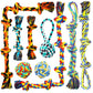 Speedy Panther 9 Pack Large Dog Rope Toys for Aggressive Chewers, 5 Knots Indestructible Chew Toy Kit for Medium Large Dogs, Puppy Teething Tug Toy