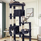Globlazer Giant Cat Tree, 83 inch Cat Tree for Indoor Cats Large Adult, XXL Cat Tower with 9 Scratching Posts for 20lb+ Heavy Duty Large Adult Cats, F83, Dark Grey