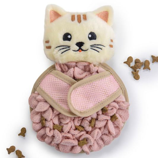 Catstages Snuffle Mat for Cats - Interactive Foraging Toy with Hidden Treats, Non-Slip Base, and Hunting Stimulation for Mental and Physical