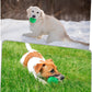 ZRIFAQESW Tough Dog Chew Toys for Aggressive Chewers, Indestructible Dog Balls for Aggressive Chewers, Squeaky Balls for Dogs, Squeaky Toys for Large Dogs, Funny Heavy Duty Ball