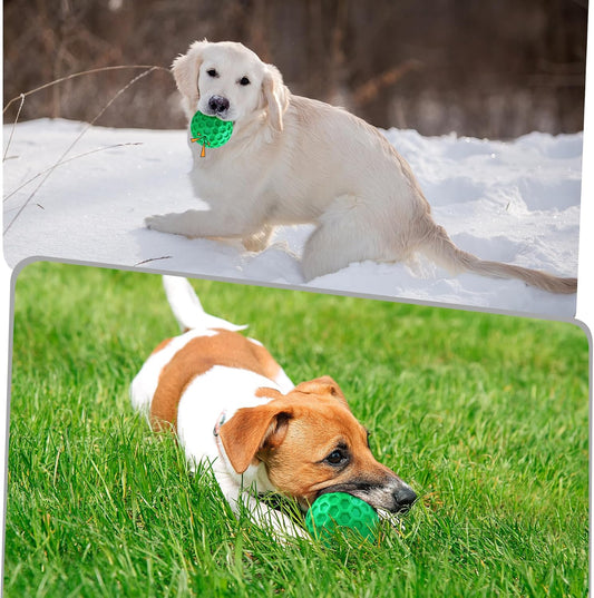 ZRIFAQESW Tough Dog Chew Toys for Aggressive Chewers, Indestructible Dog Balls for Aggressive Chewers, Squeaky Balls for Dogs, Squeaky Toys for Large Dogs, Funny Heavy Duty Ball