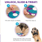 Outward Hound by Nina Ottosson Dog Twister – Interactive Treat Puzzle Enrichment Toy, Level 3 Advanced