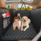 URPOWER Backseat Extender for Dogs - Hard Bottom Dog Car Seat Cover for Back Seat, Dog Hammock for Car and SUV, Pet Rear Seat Protector Dogs Travel Bed with Mesh Window