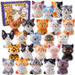 Cat Party Favors for Kids 24PCS Squishy Toys,Goodie Bag Stuffers, Pinata Stuffers,Birthday Gifts for Boys & Girls,Treasure Chest Prizes,Classroom Prizes for Kids (Cat)