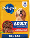 Pedigree Complete Nutrition Adult Dry Dog Food Steak & Vegetable Flavors, 18 lb. Bag