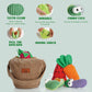Nocciola Small Squeaky Crinkle Dog Toys- 15 Packs Grocery Basket Fruits Veggies Puppy Toys to Keep Busy, Cute Durable Plush Stuffed Hide Seek Cognitive Dog Christmas Stocking Stuffers