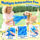 KIPRITII 9-Pack Interactive Puppy Dog Toys for Small Dogs No-Stuffing Squeaky Octopus-Shaped Toy, Cute Plush & Engaging Chew Toys for Puppy Teething to Keep Them Busy