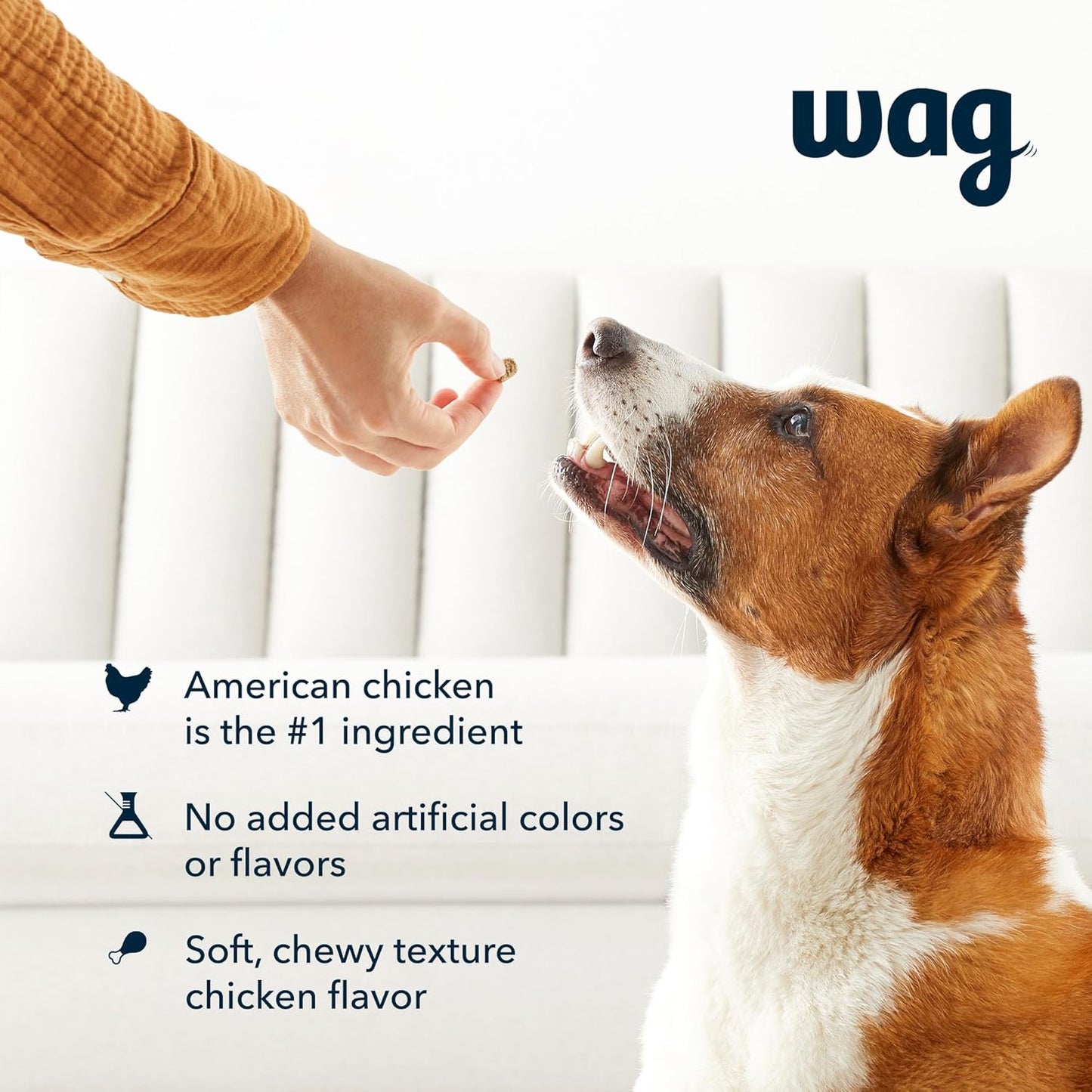 Wag Chicken Flavor Training Treats for Dogs, 2 lb. Bag (32 oz)