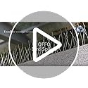 OFFO Bird Spikes with Stainless Steel Base, Covers 73.7 Feet(22.5m) Durable Bird Spikes Arrow Pigeon Spikes Fence Kit for Keeping Small Bird, Crows and Woodpeckers Away