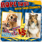 Forfon Tough & Strong Dog Toy for Aggressive Chewers – Tough Chew Toys for Large Dogs, Ideal for Tug-of-War & Teeth Cleaning, with 3 Rope Toys & 2 Dog Bags