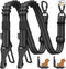 Pawaboo 2Pack Dog Seatbelt for Car,3-in-1 Dog Car Seat Belt Bungee,Shockproof Dogs Tether for Cars with Buckle&Hook Latch, Adjustable Reflective Dogs