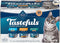 Blue Buffalo Tastefuls Wet Cat Food Paté Variety Pack, Made with Natural Ingredients, Chicken, Turkey & Chicken, Ocean Fish & Tuna Entrées, 5.5-oz Cans (24 Count, 8 of Each)