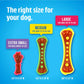 Hartz Chew 'n Clean Dental Duo Dog Treat & Chew Toy, Color Varies, Extra Small, 6 Count
