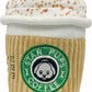 Nestpark Parody Star Pups Coffee Dog Toy Pup'kin Spice Latte - Funny Plush Squeaky Crinkle Dog Toys for Medium, Small and Large for Dog Birthday