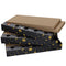 6-Pack Cat Scratcher Cardboard with 3 Box Loungers, Reversible Cat Scratching Pad Refills with Bell Toys, High Density Corrugated Scratch Board for Indoor Cats (Starry Night Design)