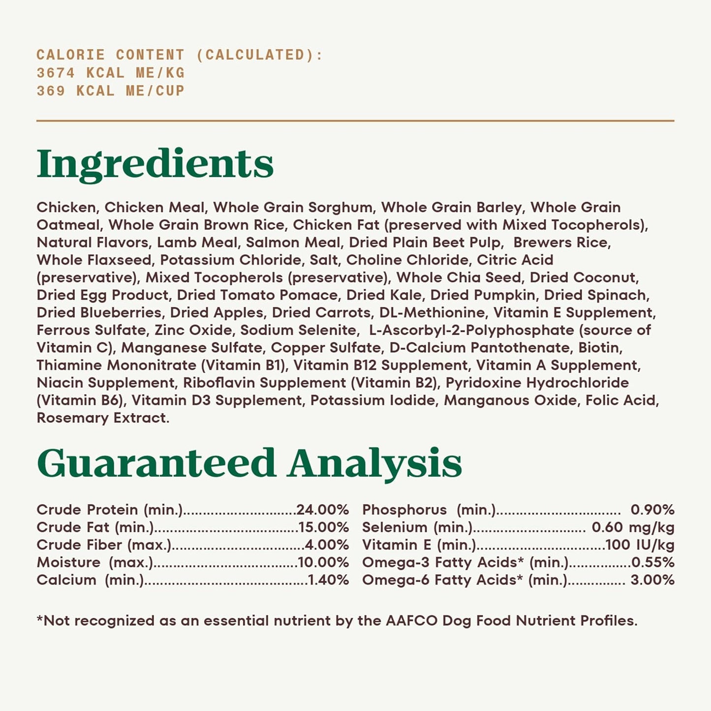 Nutro Ultra Adult Dry Dog Food with a Trio of Proteins from Chicken, Lamb and Salmon, 30 lb Bag