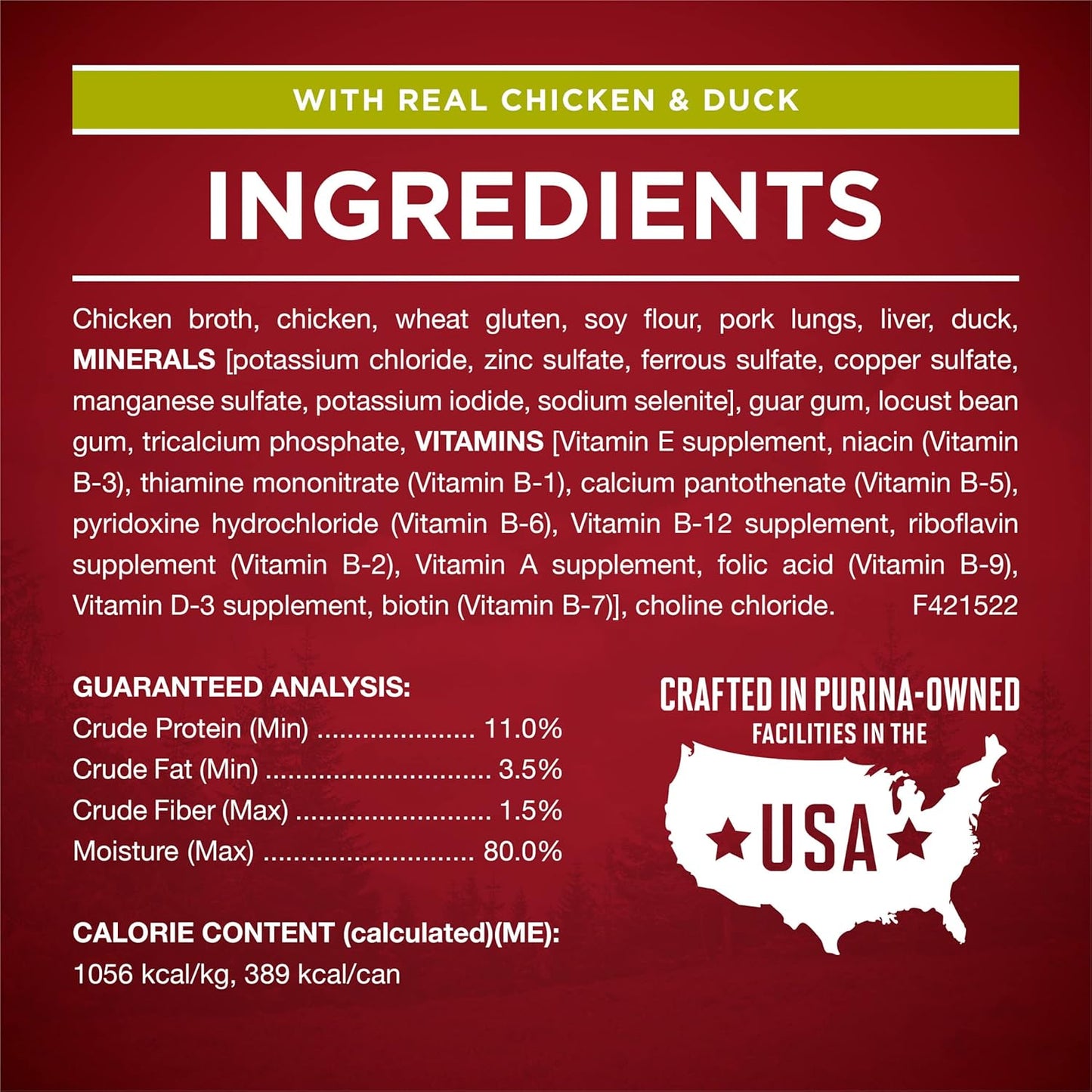 Purina ONE True Instinct Tender Cuts in Gravy With Real Turkey and Venison, and With Real Chicken and Duck High Protein Wet Dog Food Variety Pack - (Pack of 12) 13 oz. Cans