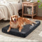 JOEJOY XL Dog Beds Large Sized Dog, Orthopedic Big Dogs Crate Bed with Washable Removable Cover, Extra Thick Egg Memory Foam Pet Beds, Grey, 41"x27"