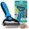 Maxpower Planet Original Pet Grooming Rake - Double-Sided Deshedding Dematting Tool, Undercoat Rake for Dogs & Cats, Extra-Wide Dog Grooming Brush & Deshedder Comb for Long Hair, Reduces Shedding 95%