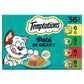 Temptations Pate in Gravy Adult Wet Cat Food Tasty Chicken Entree, Seafood Medley, Backyard Cookout, and Catnip Fever, 3.5 oz. Trays (36 Count, Pack