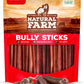 Natural Farm Odor-Free Bully Sticks (6 Inch, 25 count),1.3 lb. Bag, Fully Digestible 100% Beef Pizzle Chews,Grass-Fed, Non-GMO,Grain-Free, Natural Long-Lasting Chews for Small & Large Dogs. Pack of 25